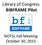 Library of Congress BIBFRAME Pilot. NOTSL Fall Meeting October 30, 2015