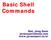 Basic Shell Commands. Bok, Jong Soon