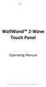 WallWand Z-Wave Touch Panel