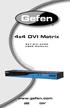 4x4 DVI Matrix.   en.com EXT-DVI-444N USER MANUAL