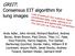 GREIT: Consensus EIT algorithm for lung images