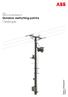Outdoor switching points Catalogue