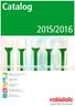 Catalog 2015/2016. THINK! Development and production of customized products. Liquid handling products. Labware for general lab applications