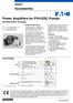 Power Amplifiers for PVH-EDC Pumps