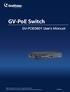GV-PoE Switch. Multicam Digital. GV-POE0801 User's Manual