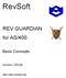RevSoft. REV GUARDIAN for AS/400. Basic Concepts. Version 2003B REV-GRD-AS/