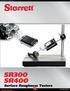 SR300 SR400. Surface Roughness Testers. Digital Measurement Metrology, Inc Digital Measurement Metrology, Inc