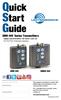 Quick Start Guide. SMV-941 Series Transmitters Digital Hybrid Wireless US Patent 7,225,135 For FCC Part 74 licensed operators