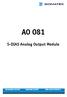 AO 081 S-DIAS Analog Output Module