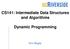 CS141: Intermediate Data Structures and Algorithms Dynamic Programming