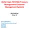 Wells Fargo TM CMS (Treasury Management Customer Management System) MIS Group 12