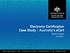 Electronic Certification Case Study Australia s ecert. Barbara Cooper June 2011