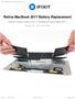 Retina MacBook 2017 Battery Replacement