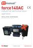 manual industrial sectional door operator. INSTALLATION / MAINTENANCE   All rights reserved. FlexiForce, 2010 FF-MANUAL force90ac