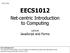 EECS1012. Net-centric Introduction to Computing. Lecture JavaScript and Forms