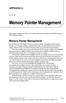 Memory Pointer Management