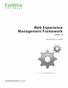 Web Experience Management Framework Version 1.0. Developer s Guide