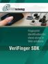 Fingerprint identification for stand-alone or Web solutions. VeriFinger SDK