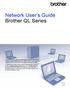 Network User s Guide Brother QL Series