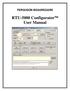 FERGUSON BEAUREGARD. RTU-5000 Configurator User Manual