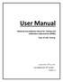 User Manual. National Accreditation Board for Testing and Calibration Laboratories (NABL) Type of LAB: Testing