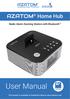 AZATOM Home Hub. Radio Alarm Docking Station with Bluetooth. User Manual. This manual is available to download online at