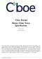 Cboe Europe Binary Order Entry Specification