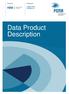 August 2014 Version 3.4. Data Product Description