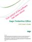 has been retired This version of the software Sage Timberline Office User's Guide NOTICE