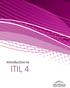 Introduction to ITIL 4