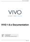 VIVO 1.9.x Documentation
