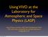 Using VIVO at the Laboratory for Atmospheric and Space Physics (LASP)