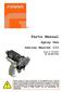 Parts Manual. Spray Gun Series Master III. Isuue /12/2012 Ref. NR ENG