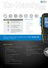 Intrinsically Safe mobile phone Ex-Handy 08 For Zone 1 / 21, Division 1. Scope of delivery. Certification. Zone 1 / 21, Div. 1.