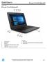 QuickSpecs. Overview. HP Stream 11 Pro G4 EE Notebook PC