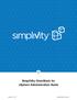 SimpliVity OmniStack for vsphere Administration Guide