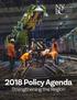 2018 Policy Agenda. Strengthening the Region