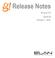 Release Notes. Version 5.9 Build 28 October 1, 2012
