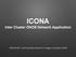 ICONA Inter Cluster ONOS Network Application. CREATE-NET, CNIT/University of Rome Tor Vergata, Consortium GARR