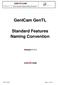 GenICam GenTL. Standard Features Naming Convention