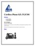 Cordless Phone KX-TGF350