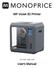 MP Voxel 3D Printer. P/Ns 33820, 35880, User's Manual