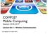COMP327 Mobile Computing Session: