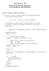 Exercise n. II (Pseudo)random numbers with uniform distribution