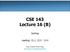 CSE 143 Lecture 16 (B)