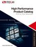 High Performance Product Catalog. ITECH-Your Power Testing Solution