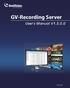 GV-Recording Server. User's Manual V RSV13-A-EN