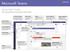 Microsoft Teams. Quick Start Guide. New to Microsoft Teams? Use this guide to learn the basics.