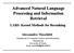 Advanced Natural Language Processing and Information Retrieval
