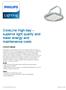 CoreLine High-bay superior light quality and lower energy and maintenance costs